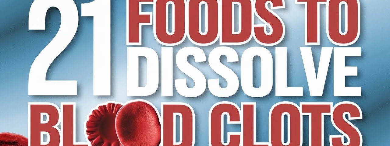 21 Superfoods That Naturally Dissolve Blood Clots!